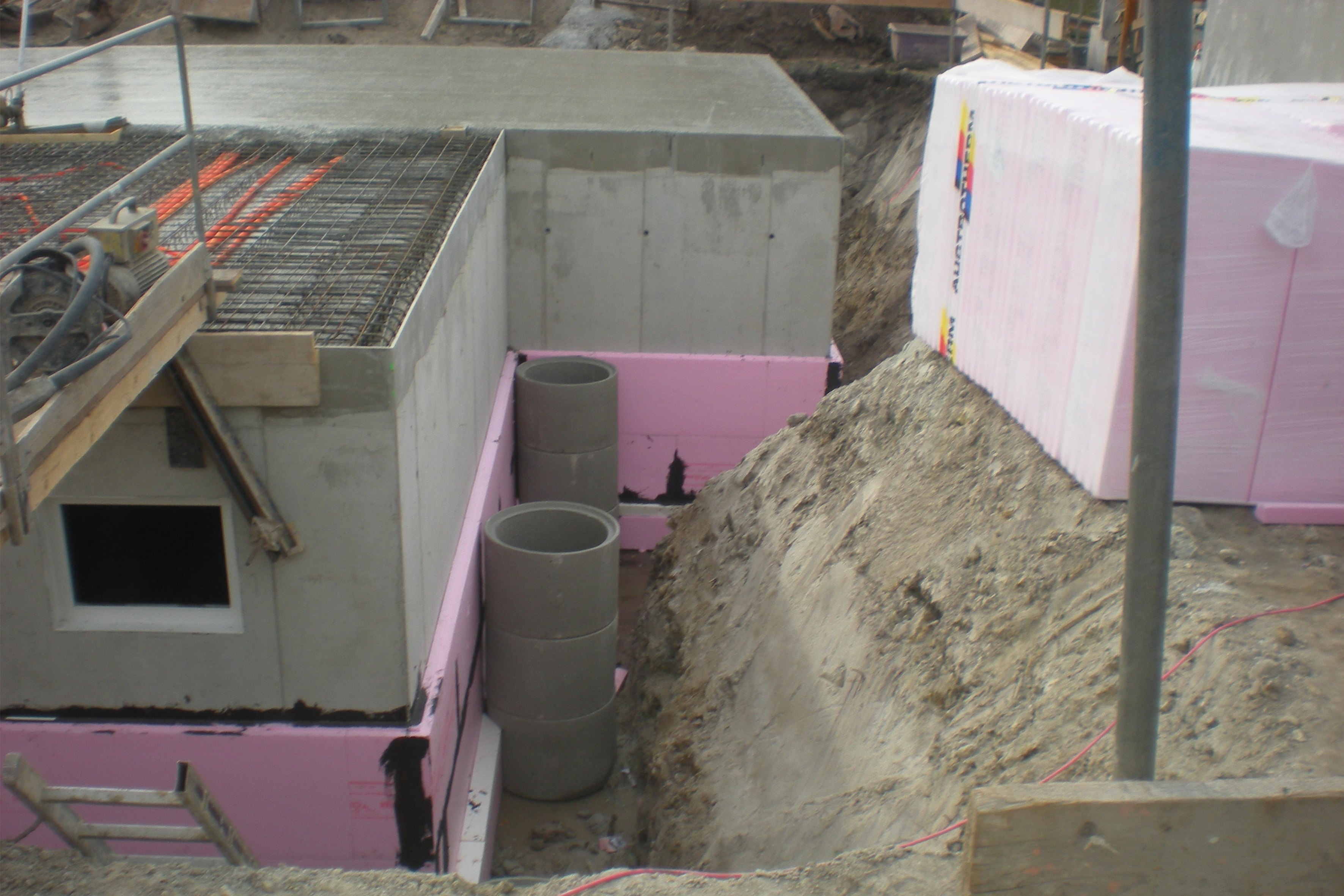 Bauphase Kellergeschoss