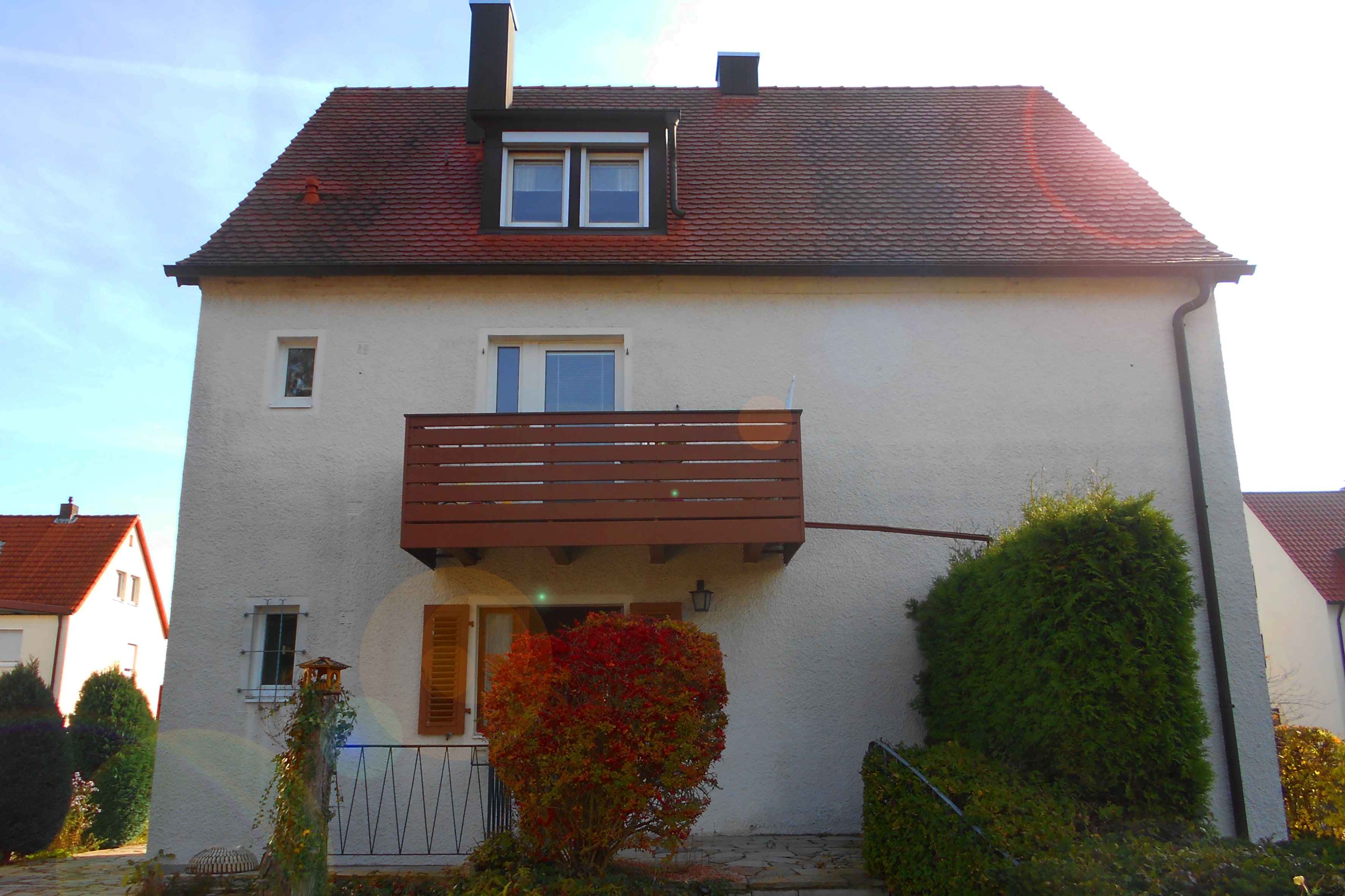 Rückansicht alter Bestand