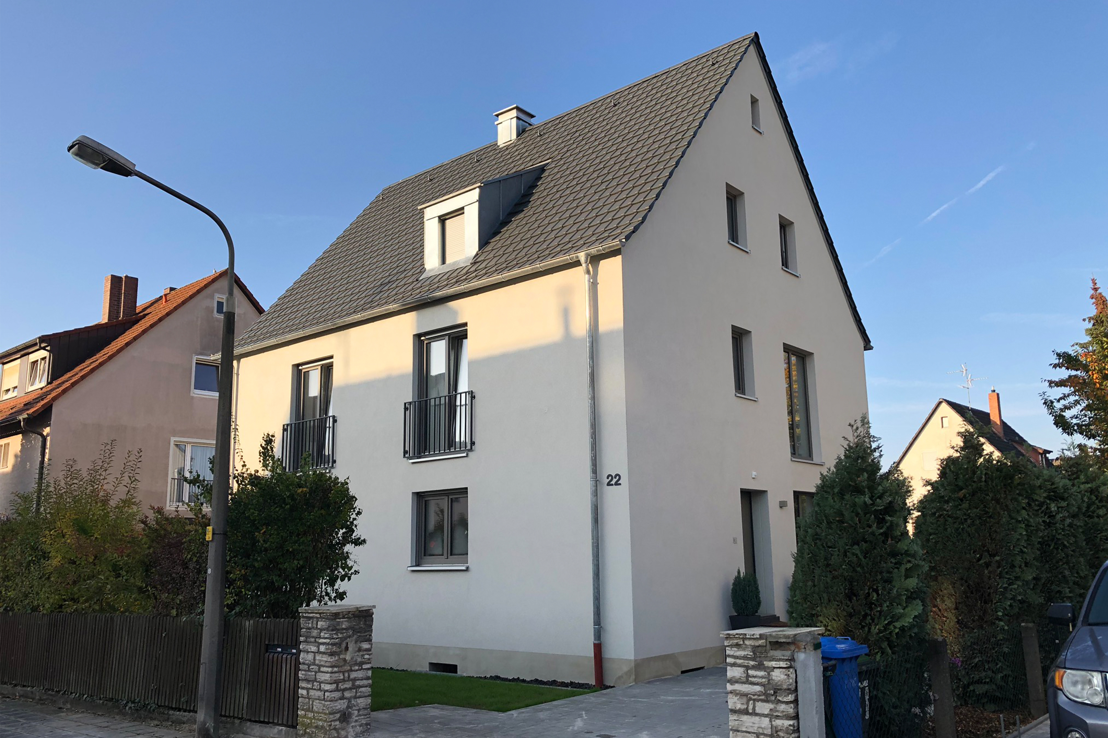 Straßenansicht Einfamilienhaus