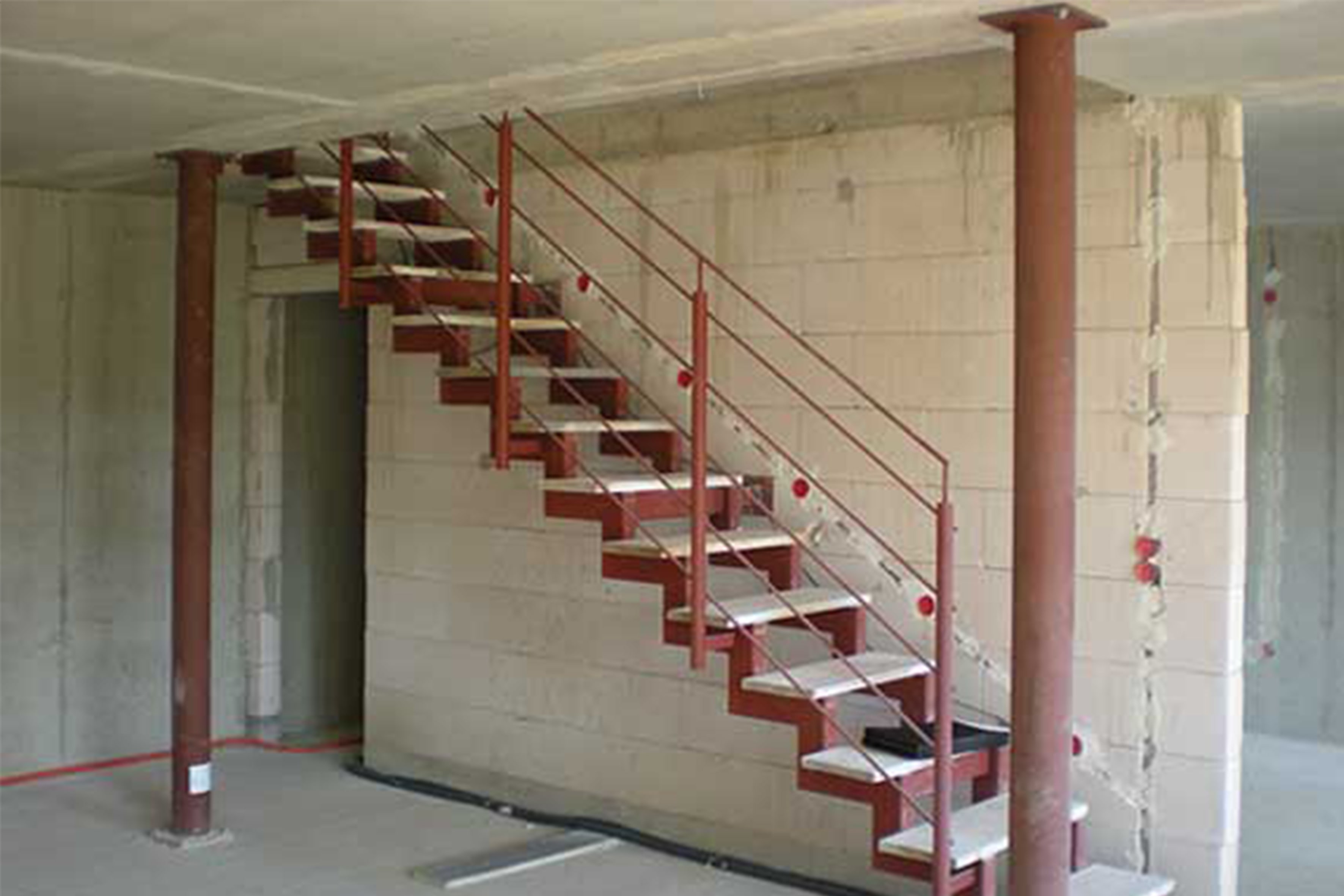Innentreppe Bauphase