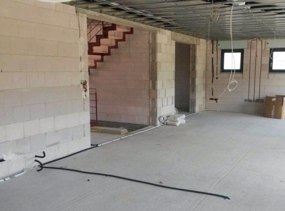 Bauphase Erdgeschoss