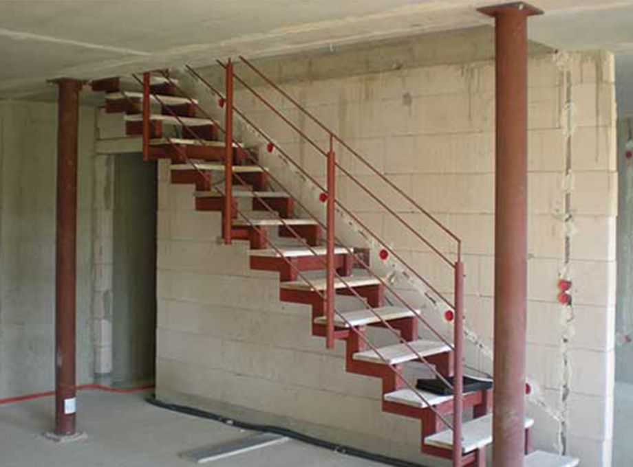 Innentreppe Bauphase