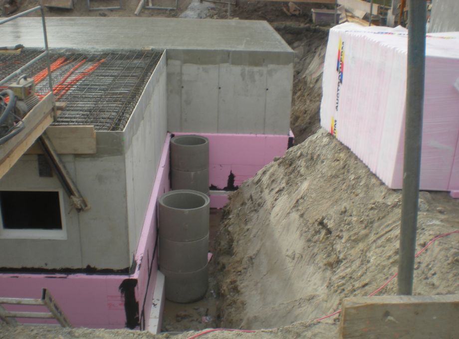 Bauphase Kellergeschoss