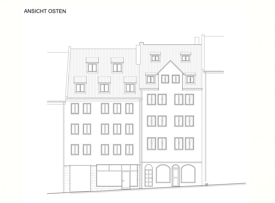Plan Straßenansicht